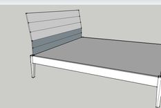 Walnut Platform Bed 3 small