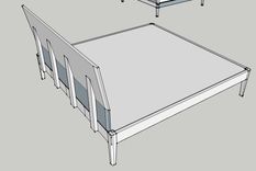 Walnut Platform Bed 4 small
