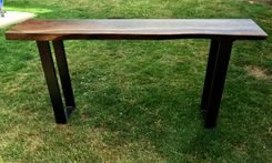 Live Edge Walnut Entry Table 1 small