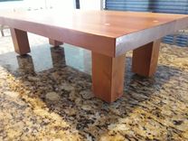 Cherry Cutting Board With Five Inch Legs And Maple Inlay 2 small