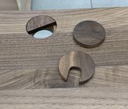 Large Walnut And Maple Convertible Desk 5 small