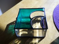 Stained Glass And Beveled Glass Keepsake Box 1 small