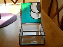 Stained Glass And Beveled Glass Keepsake Box 2 small