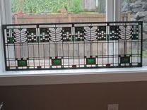 Prairie Style Stained Glass Panel 1 small