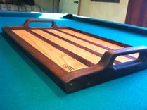 Oak And Walnut Serving Trays 3 small