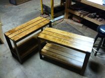 Walnut And Cherry End Tables 2 small