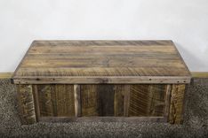 Hidden Gun Barn Wood Coffee Table 6 small