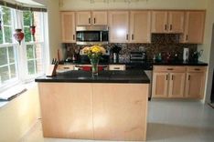 Maple Kitchen Cabinet Refacing 3 small