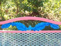 Metal Table With 2 Metal Chairs "Bastrop Gardens Sunset" 3 small