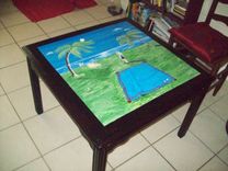 Occasional / Coffee Table Titled: Emily's Seaside Table 1 small