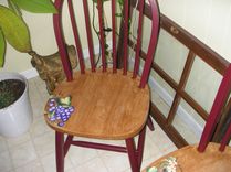 Kitchen Table With Fruit Border And Matching Chairs 8 small
