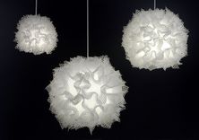 Puff Pendant Trio 1 small