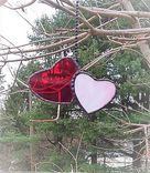 Heart To Heart- Stained Glass Fan/ Light Pull 3 small