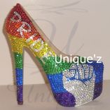 Gay Pride Heels (Pride Fist) 1 small