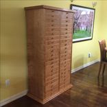 Cherry Chest Of Drawers, Jewelry Storage Cabinet, Collector's Organizer 1 small