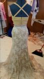 Elegant Beige Evening Gown 3 small