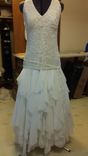 Stunning Lace And Chiffon Boho Wedding Dress 2 small