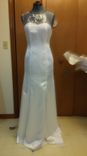 Open Backed Lace Wedding Gown 1 small