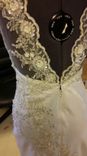 Stunning Beaded Lace Appliqued Wedding Gown 5 small