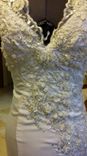 Stunning Beaded Lace Appliqued Wedding Gown 4 small