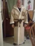 Men's Sherpa Long Hooded Robe 2 small
