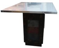 Melanie, Custom Zinc Kitchen Island 2 small