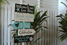 Nautical Welcome Wedding Sign, Welcome To Our Love Story Signage 6 small