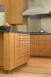 Cherry Wood Modern Kitchen, Bathroom, Living Room 2 small