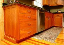Shaker Style Kitchen In Cherry 5 small