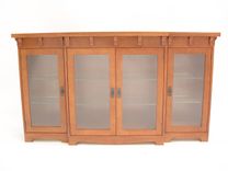 Oak Arts & Crafts Cabinet 2 small