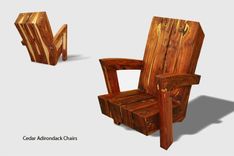Cedar Adirondack Chairs 1 small