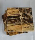 Coaster With Resin And Spalted Wood And Cofee Beans 1 small
