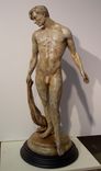 Bronze Sculpture, Figurative Male Nude, 2 small