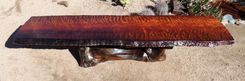 Curly Redwood Live Edge Coffee Table 1 small