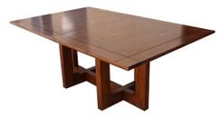 Mid-Century Modern Metro Extension Trestle Dining Table 1 small