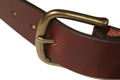 Latigo Leather Belt - Black Or Burgundy 5 small