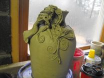 Sculpted Mermaid, Octopus, & Angel Jug 1 small