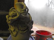 Sculpted Mermaid, Octopus, & Angel Jug 7 small