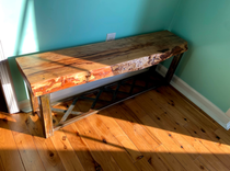Wormy Pecan Bench 4 small
