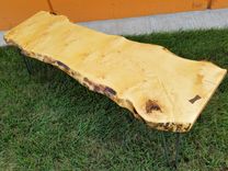 Live Edge Table- Coffee Table- Natural Wood- Natural Edges- Light Wood- Maple Slab- Mid Century 5 small