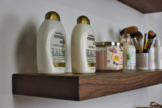 Vanity Shelves, Makeup Shelf, Floating Vanity Shelf, Bathroom Vanity Shelf, Floating Makeup Shelf 3 small