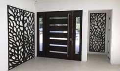 Abstract Tree Metal Wall Sculpture Panels 2 small
