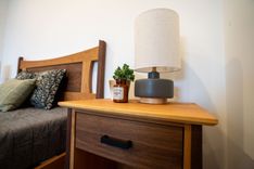 Walnut + Cherry End Tables 1 small