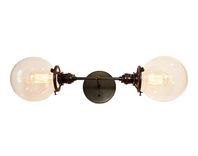 Modern Farmhouse 2-Bulb Vanity Light, In Matte Black 2 small