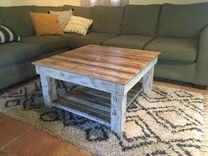 Reclaimed Wood Rustic Coffee Table 3 small