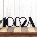 Custom Metal Modern House Number Plaque 1 small