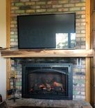 Mantel Bracket. Custom 3" Wide Decorative Metal Mantel Corbel. 2 small