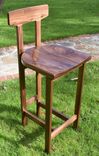 Tall Walnut Barstools 2 small