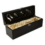 Personalized Mr. & Mrs. Wine Presentation Box With Tools! 4 small