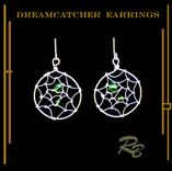 Necklace,Dreamcatcher,  Earrings, Jewelry, Set, Wife Gift, Copper, Gemstones 3 small